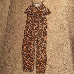 Spaghetti strapped romper. Anthropologie.